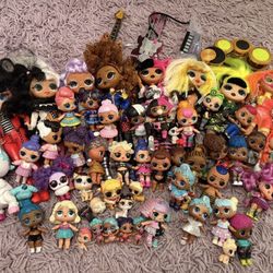 LOL Dolls And Pets And OMG Dolls