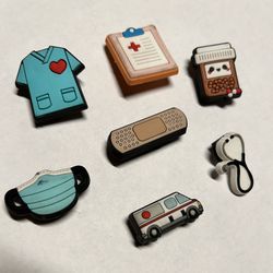 Medic Croc Charms