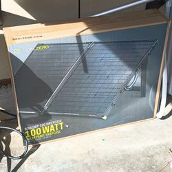 Yetti 700! Goal Zero 100 watt Solar Panel + Battery