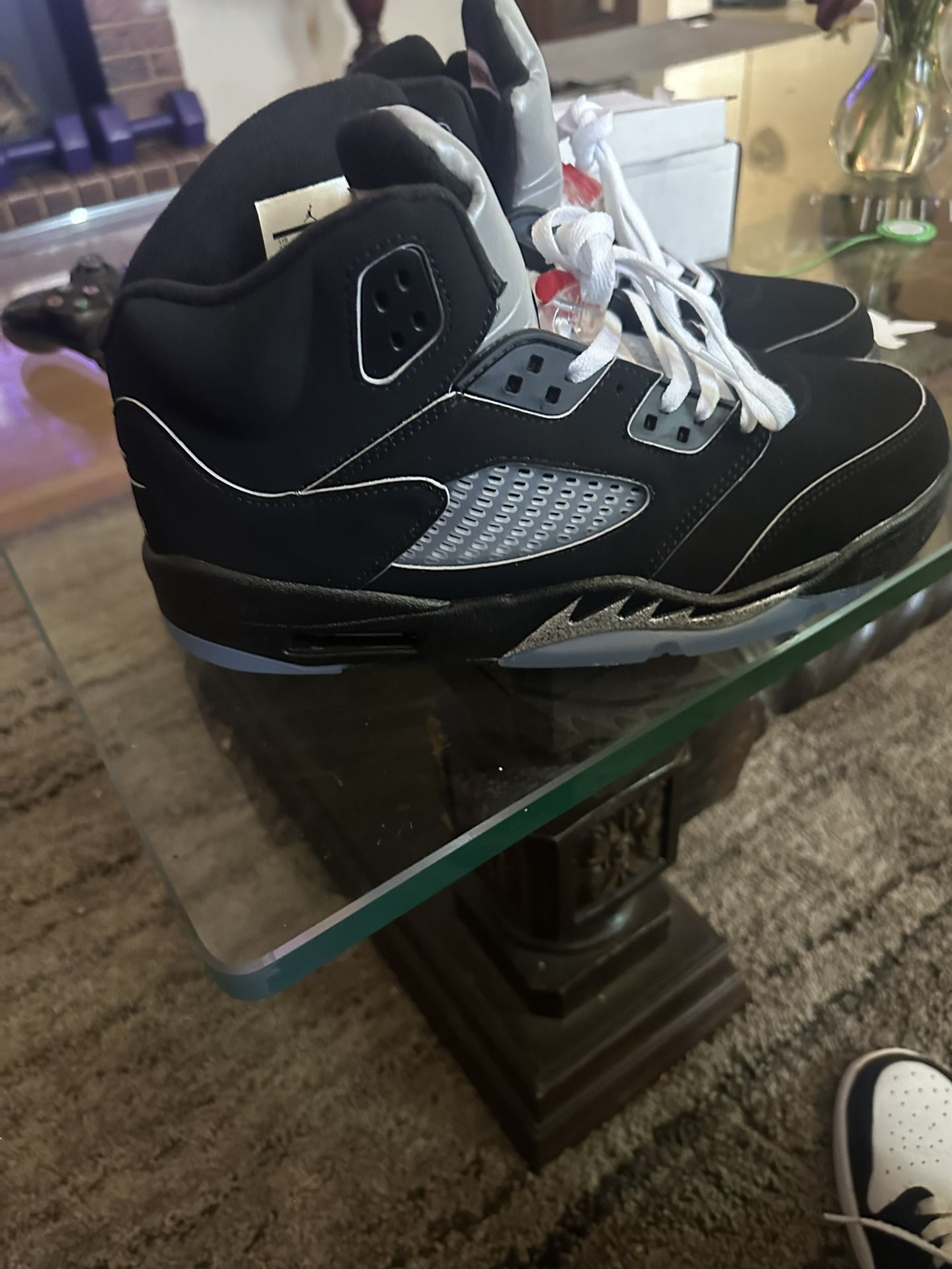 Black Metallic Reimagined Jordan 5’s