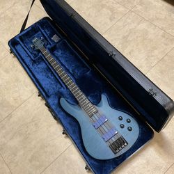 Schecter C-4 GT Electric Bass Trans Blue with Schecter Case