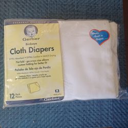 Cloth Diapers Pack Of 12 NEW