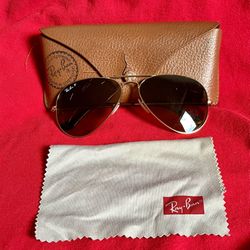Ray Bans Aviator Large Metal Polarized Sunglasses (RB3025)