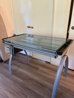 Glass Drawing Table