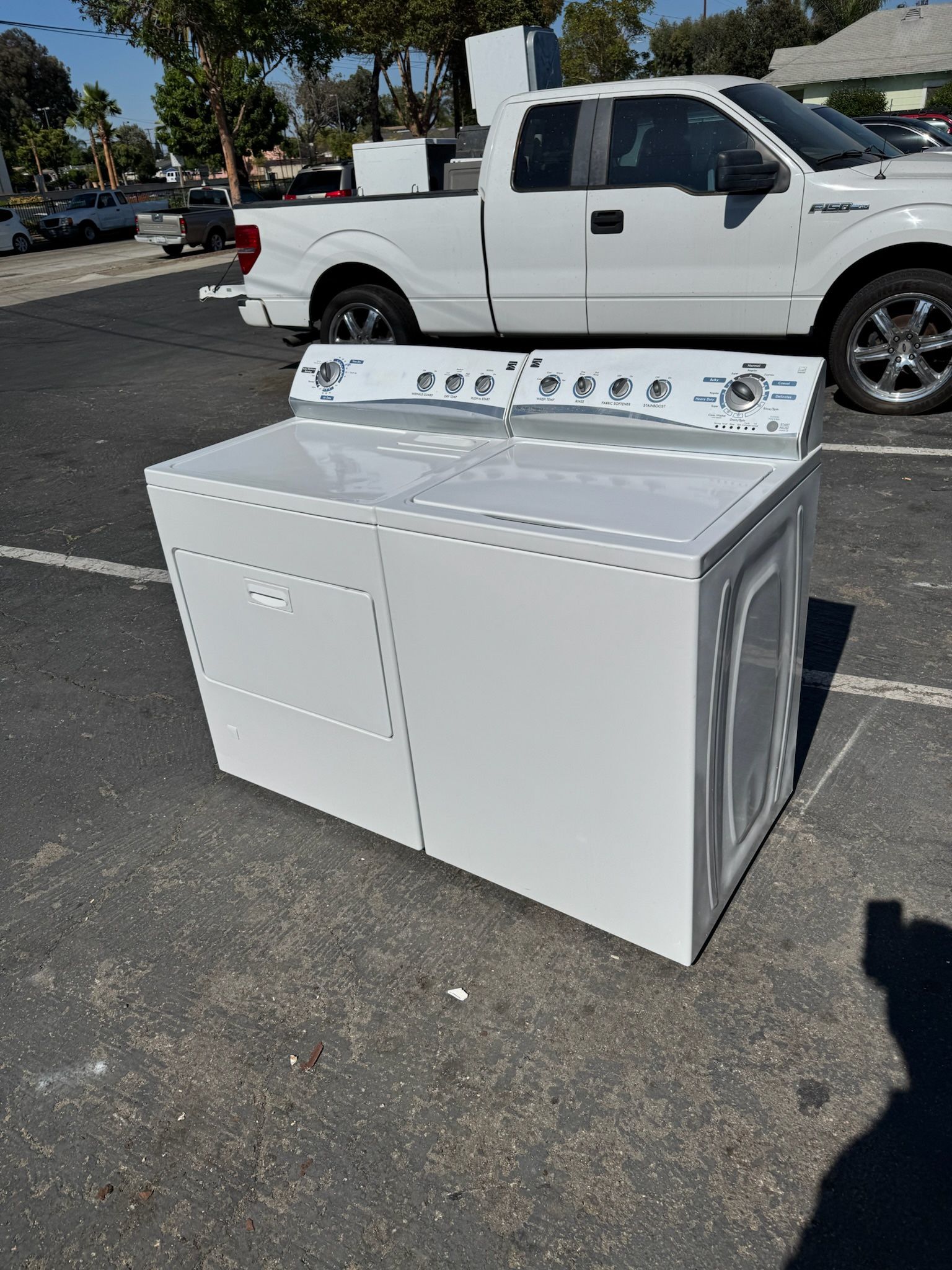 Used Kenmore Washer and Gas Dryer White Big Capacity