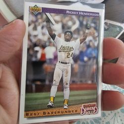 Rickey Henderson Oakland Atlantics Baseball Cards 