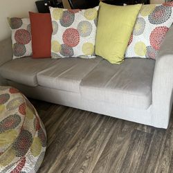 Queen Size Sleeper Sofa With Matching Chair And Ottoman