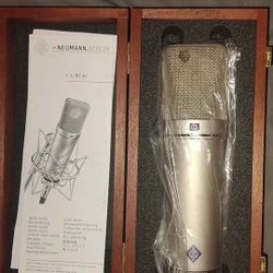 Neumann U 87 Ai Shockmount Set Z Microphone With Box
