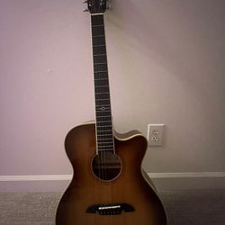 Acoustic Electric Guitar - With Case And Capo