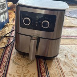 Insignia™ - 5 Qt. Analog Air Fryer - Stainless Steel