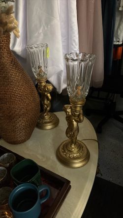 2 table vase mini lamp
