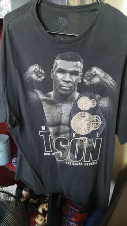 Rare vintage Mike Tyson T-Shirt Tour XL Kid Dynamite