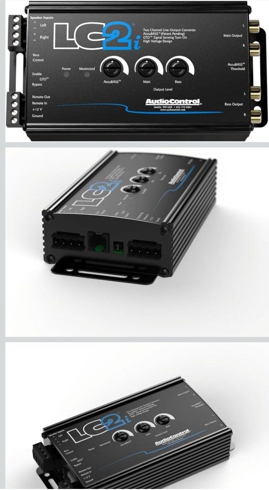 Audio Control 2 Channel Line Output W/ Accubass