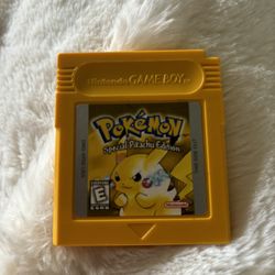 Pokémon Special pikachu Edition Gameboy Game (yellow)
