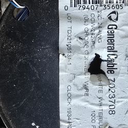 2/C 24 AWG Cross Connect Wire 1000ft