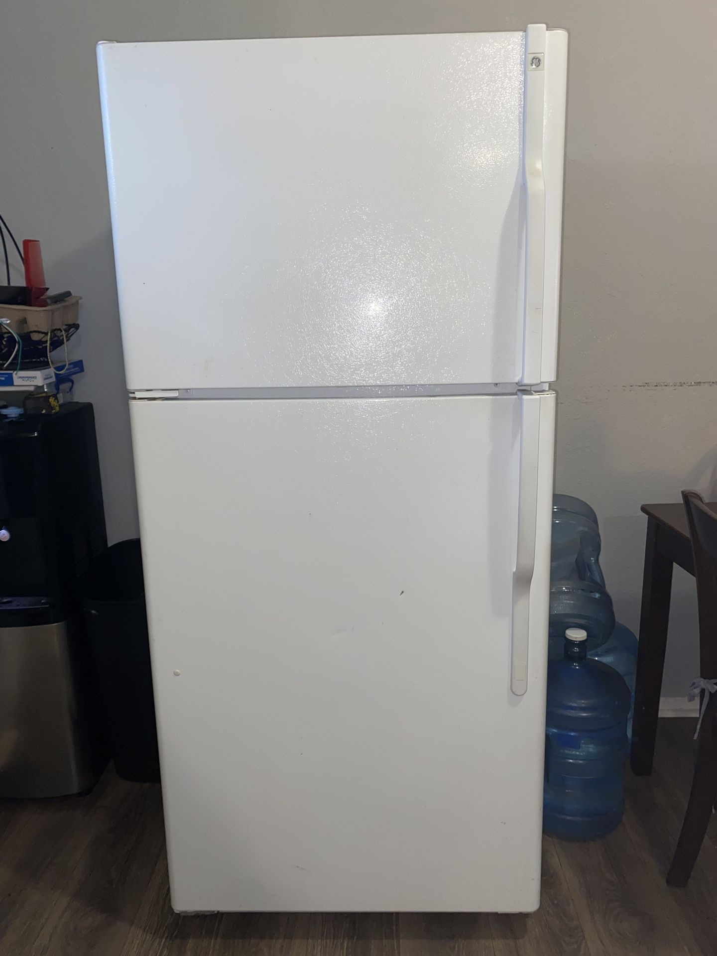 White fridge
