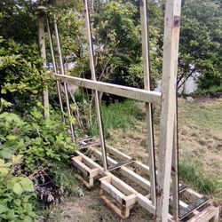 Glass Rack Heavy Heavy Duty Able To Use With The Forklift For Glass Panels