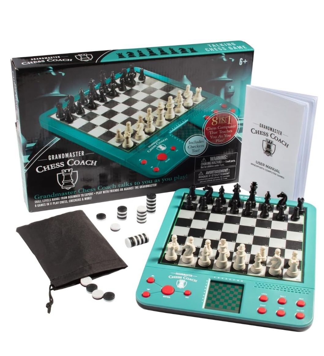 Electronic Grandmaster Chess Game- Play Opponent, or Multi Level Computer, Pl...