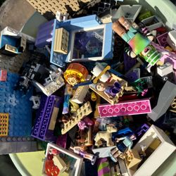 Assortment Of Legos And Lego Fighter