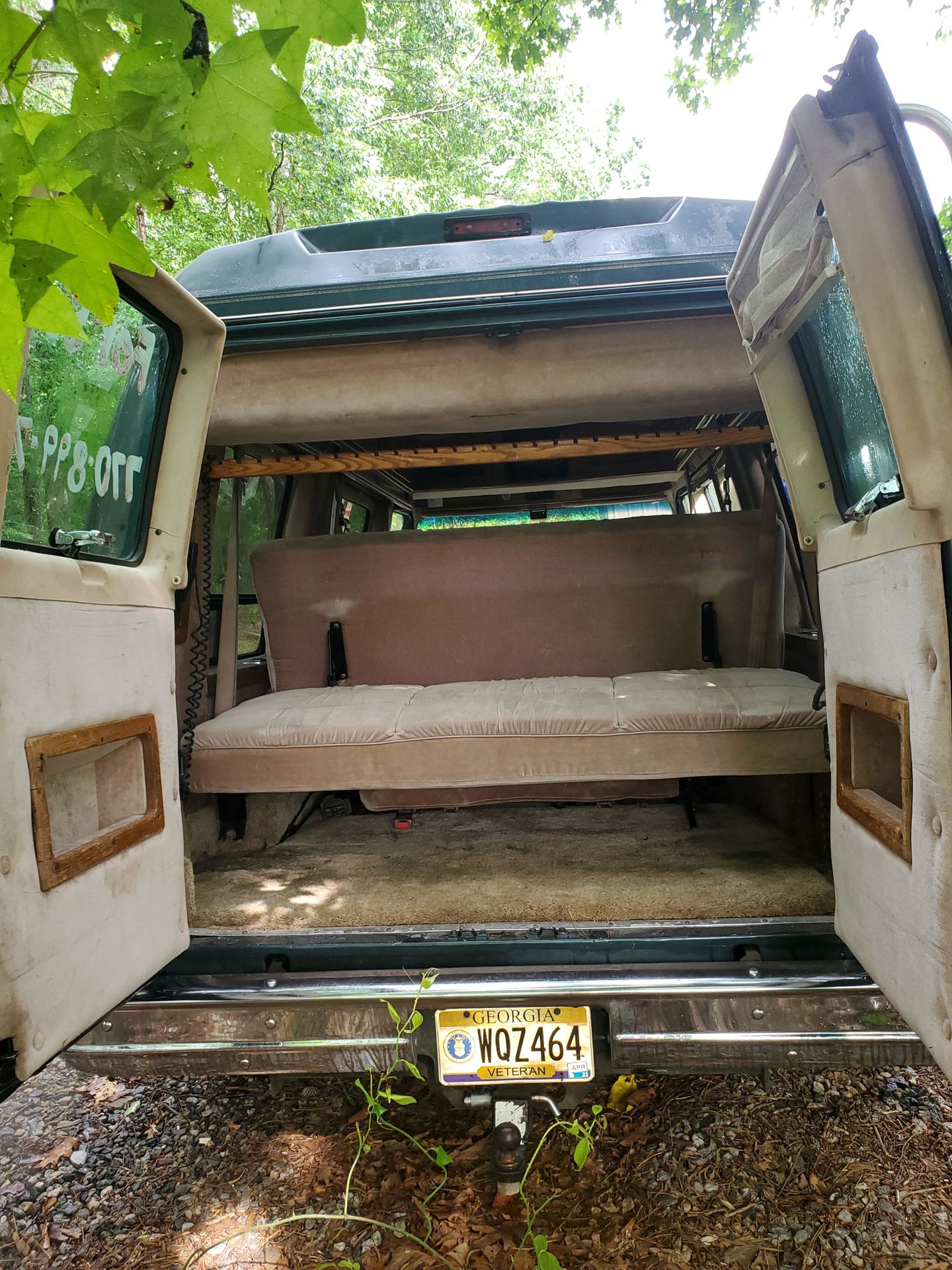 Rear Bed/bench And Middle Seat (Rare Find)