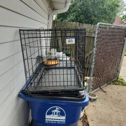 Pet Lodge Medium Colapseable Dog Kennel 2 Doors