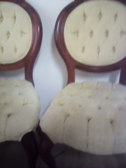 Rose Wood Antique Carved Wooden Chairs.