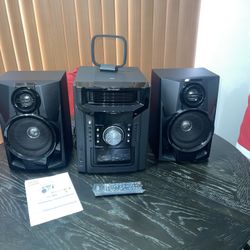 CD-BH950  240W 5-Disc Mini Shelf Speaker System with Cassette