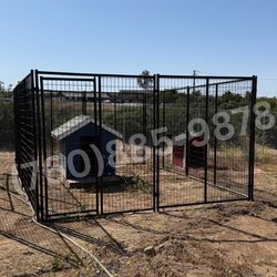 10x14x6 Extra Large Heavy Duty Dog Kennel Dog Run Cage 