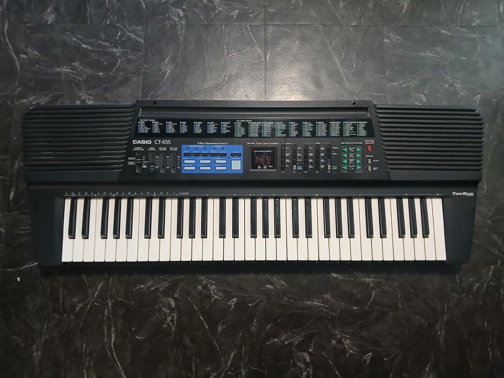 Casio CT-655 Tone Bank 61 Key Keyboard Piano