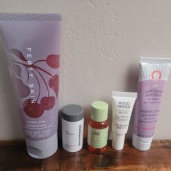 Set Of 5 Exfoliants Fenty Pixi Dermalogica Sunday Riley Fab