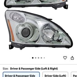 For Lexus Rx330 Headlight 2004 2005 2006 Driver and Passenger Side Headlamp Replacement