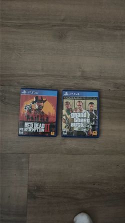 PS4 GTA 5 & Red Dead Redemption 2 - BOTH FOR $20