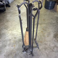 Wrought Iron Fireplace Tools