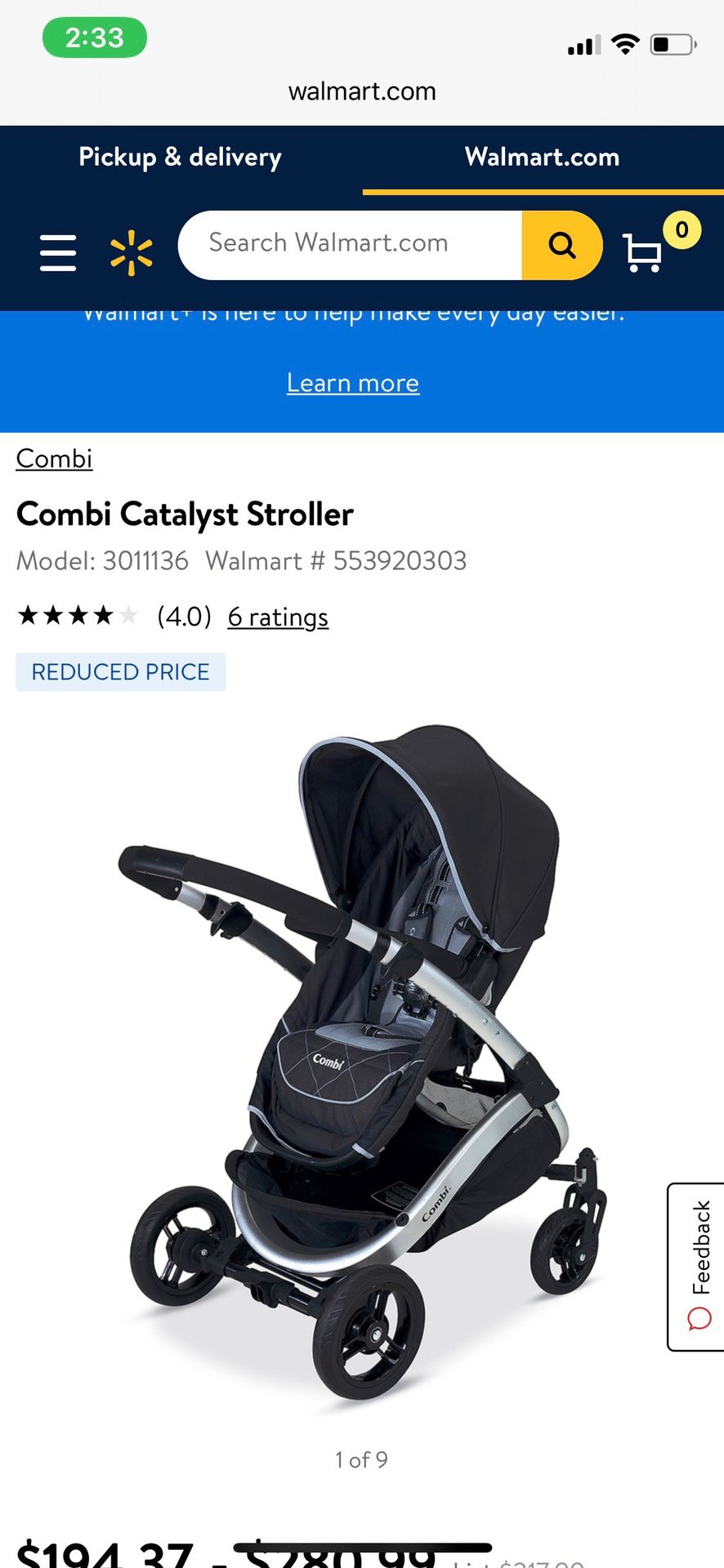 Combi Catalyst Stroller