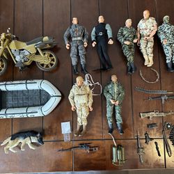 G.I. Joe 12” Figure Lot