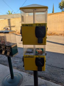 Gladiator Double Stack Gumball Candy Vending Machine