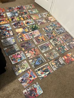 Large Lot of Thor and Batman Comic Books