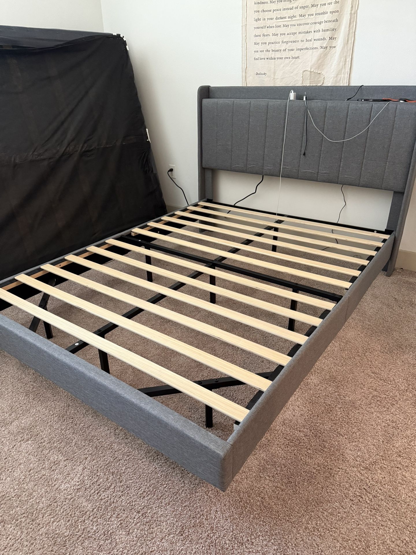 Queen Size Bed Frame With Headboard