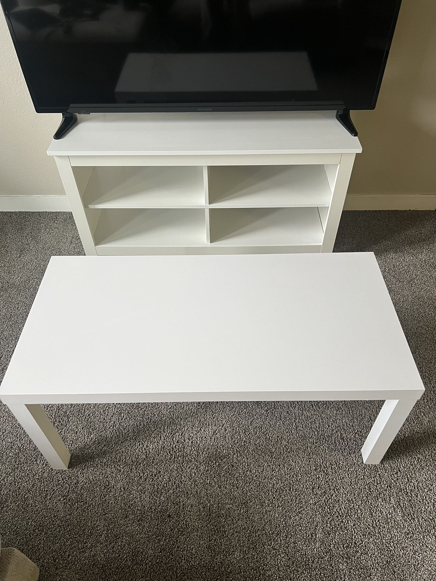 TV Stand (IKEA) + Coffee Table