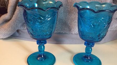 Blue Eagle goblet set