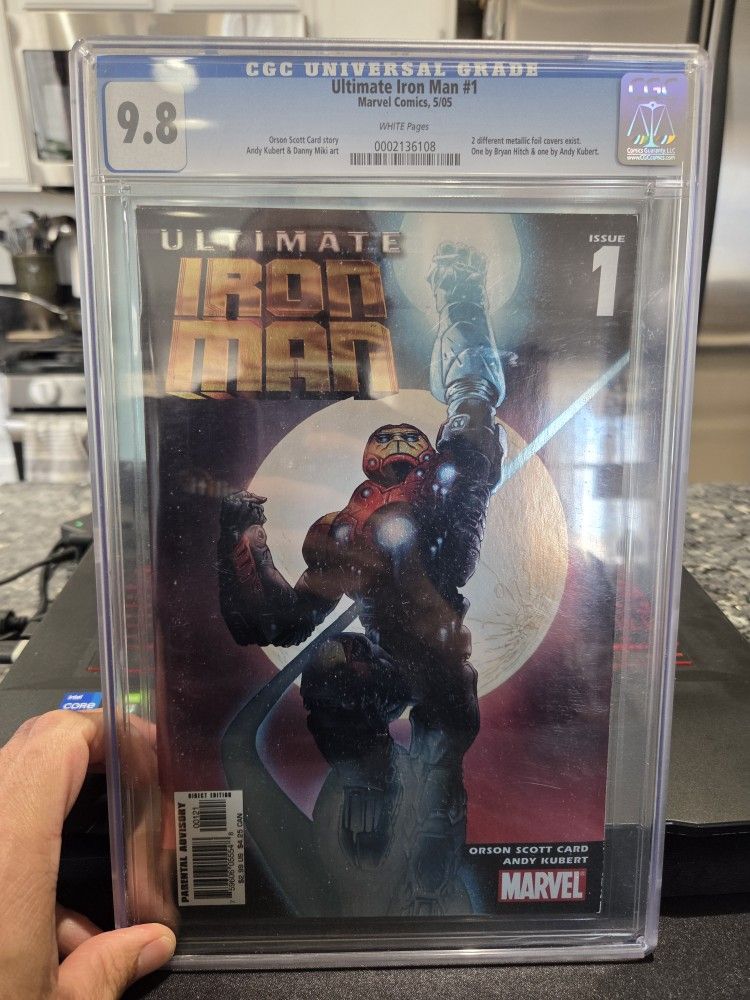 Ultimate Iron Man #1 CGC Graded 9 8