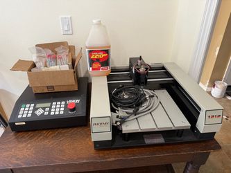 Phoenix Engraver, by Vision bits, coolant, etc etc