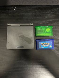 Game Boy advance SP + pokemon emerald & sapphire