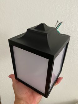 Brand New Hampton Bay Small Exterior LED Wall Lantern (2 Pack)