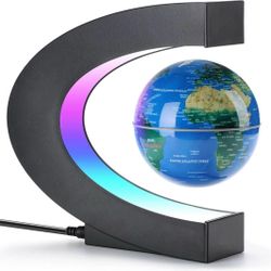 NEW Magnetic Floating Levitation Globe LED World Map Electronic Antigravity Lamp