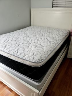 NEW QUEEN PILLOW-TOP MATTRESS AND BOX SPRING - 2PC