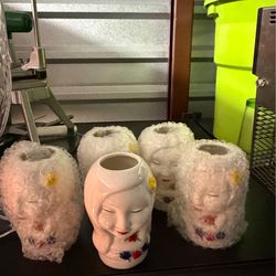 Decorative porcelain glasses