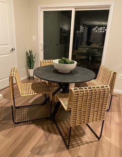 Crate & Barrel Dining Chairs (Set of 4)