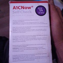 A1c now self check kit