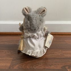 Eden Beatrix Potter HUNCA MUNCA Mouse Plush Stuffed Animal with Tag 8”